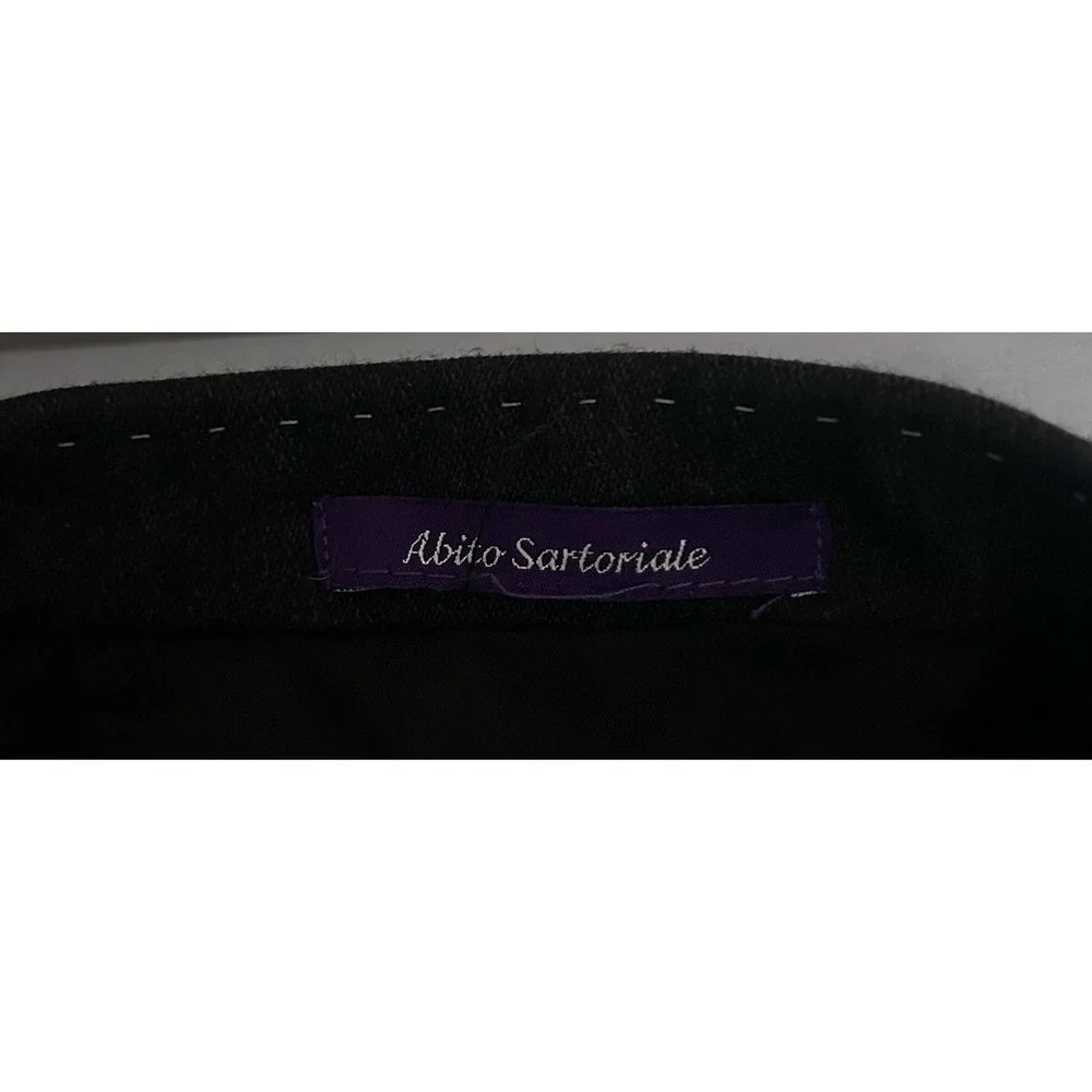 Bartorelli Napoli Blazer Men's 58 R Dark Charcoal Gray 100% Wool Sports Jacket